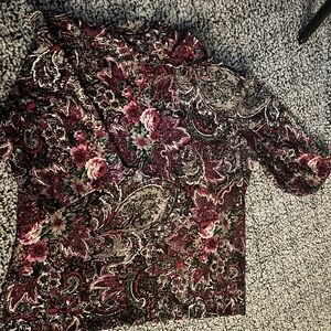 Floral Paisley Blouse
